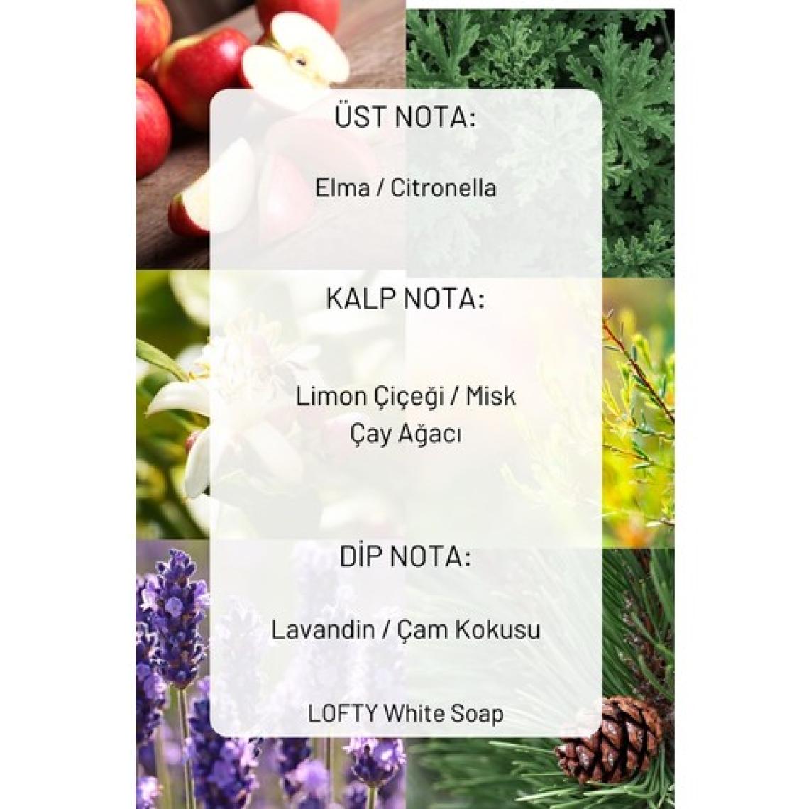Lofty Beyaz Sabun Oda ve Çamaşır Spreyi Oda Parfümü, Oda Kokusu, Koku Giderici White Soap 250ML