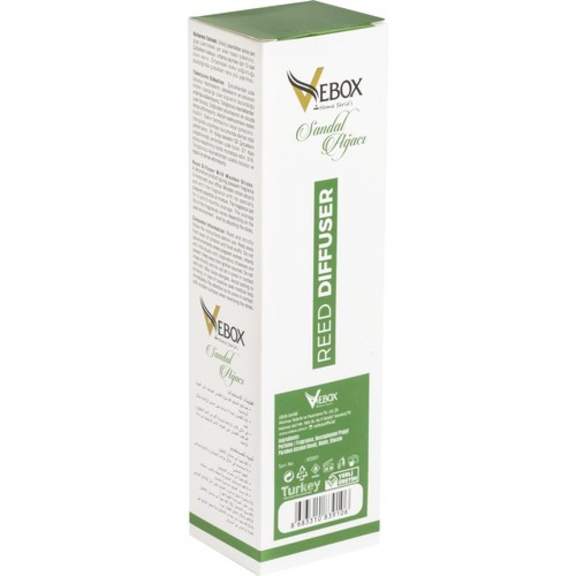 Vebox Sandal Ağacı Bambu Oda Kokusu 100 ml