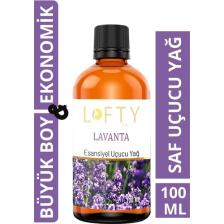 Lofty Lavanta Uçucu Yağ Buhurdanlık Esansı Oda Kokusu Uçucu Esansiyel Yağ Buhur Yağı 100ML