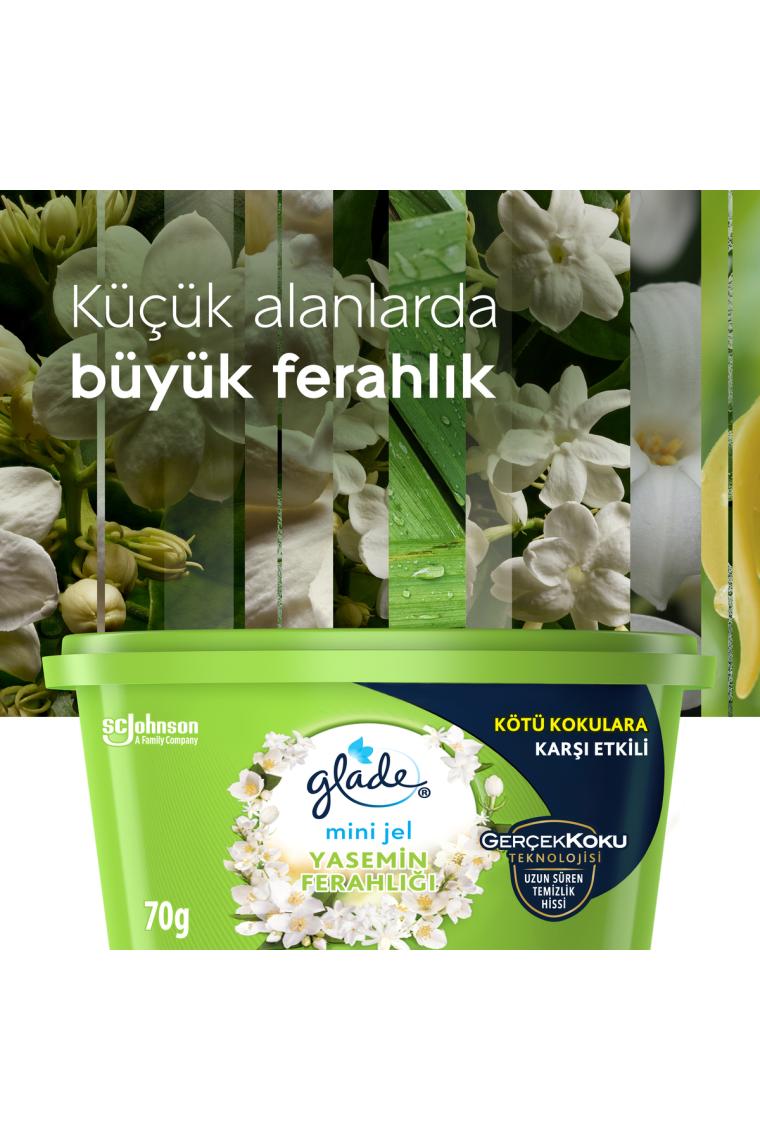 Glade Yasemin Ferahlığı 70 gr Mini Jel Oda Kokusu