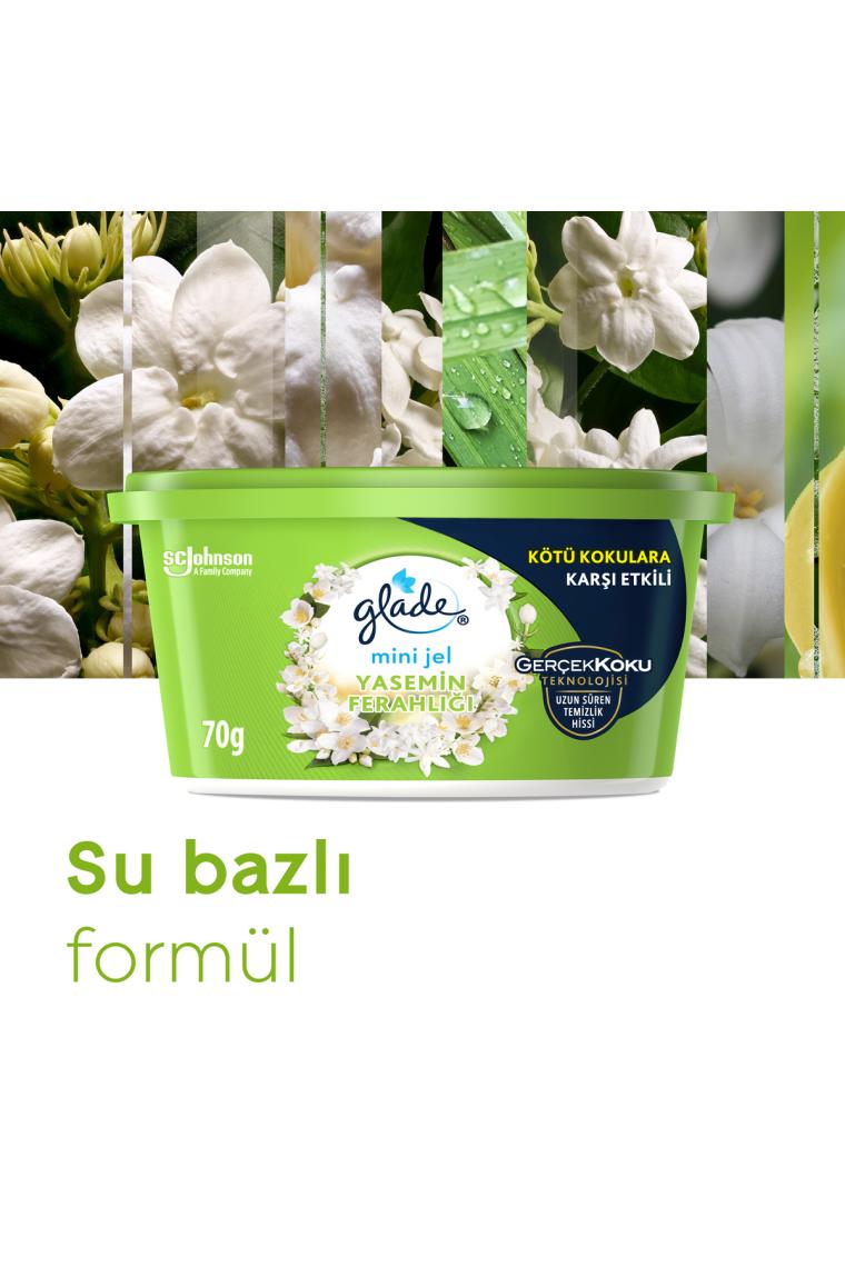 Glade Yasemin Ferahlığı 70 gr Mini Jel Oda Kokusu