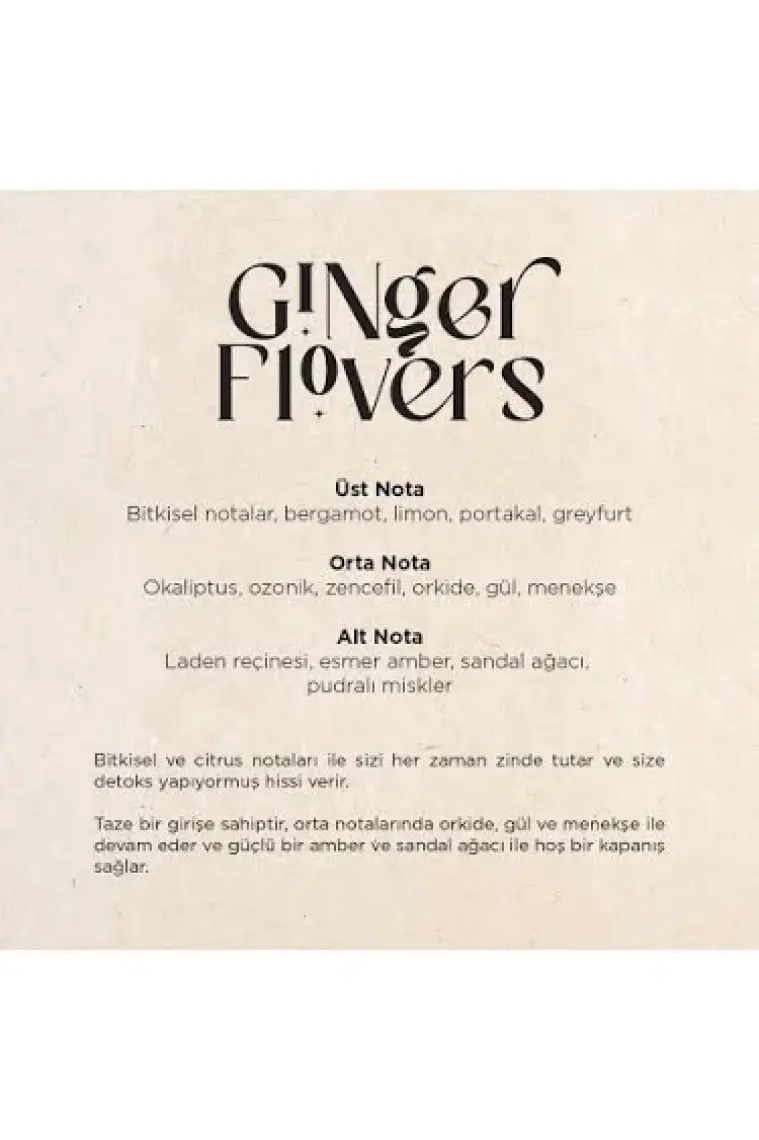 Carpex A1 Geniş Alan Koku Makinesi Kartuşu Ginger Flowers 220 ml