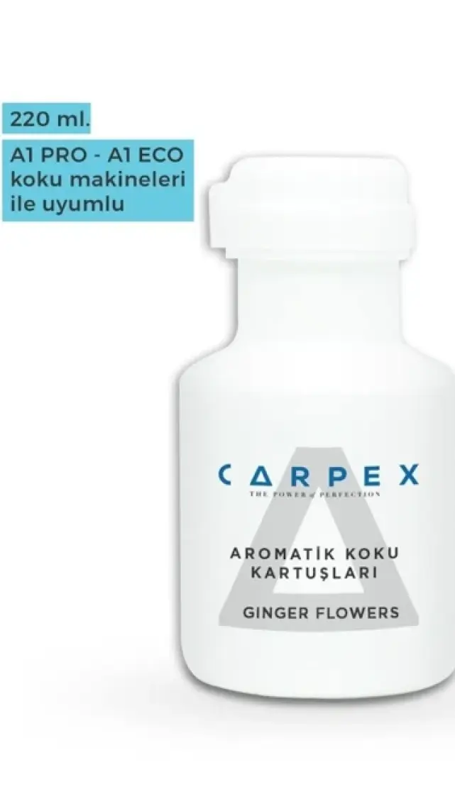 Carpex A1 Geniş Alan Koku Makinesi Kartuşu Ginger Flowers 220 ml