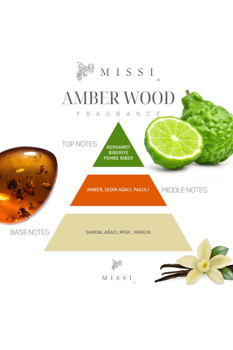 Missi 2'li Amber Wood & Palo Santo Buhurdanlık Esansı/yağı