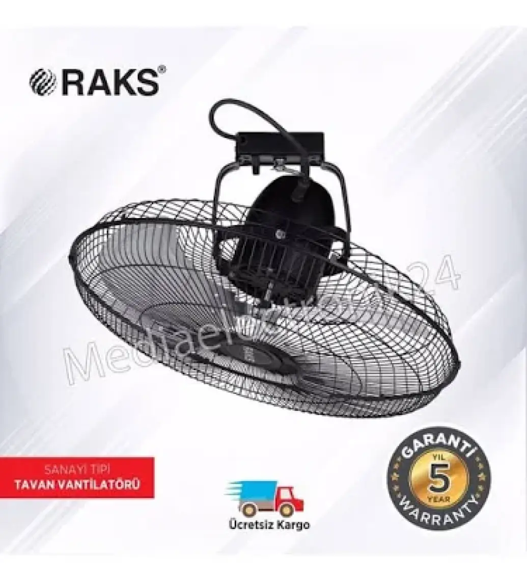 Raks Cf-20Sa Tavan Tipi Sanayi Vantilatörü - 130W