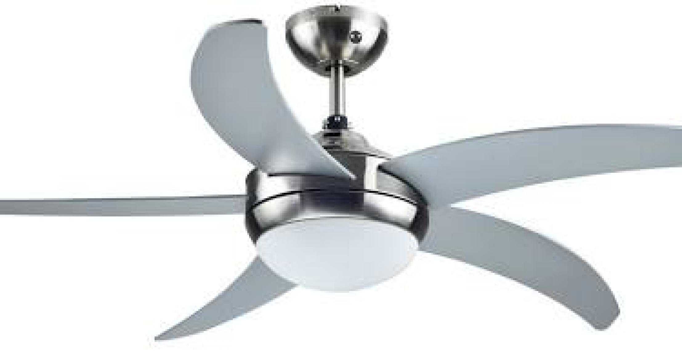 Goodhome Hanki Aydınlatmalı Tavan Vantilatörü 132 cm 5 Kanat Gri Uzaktan Kumandalı