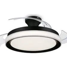 Philips Bliss Tavan Vantilatörü Açılır/kapanır Kanatlı, Kumandalı, Sarı/beyaz Işık, Siyah Renk, 28W+35W