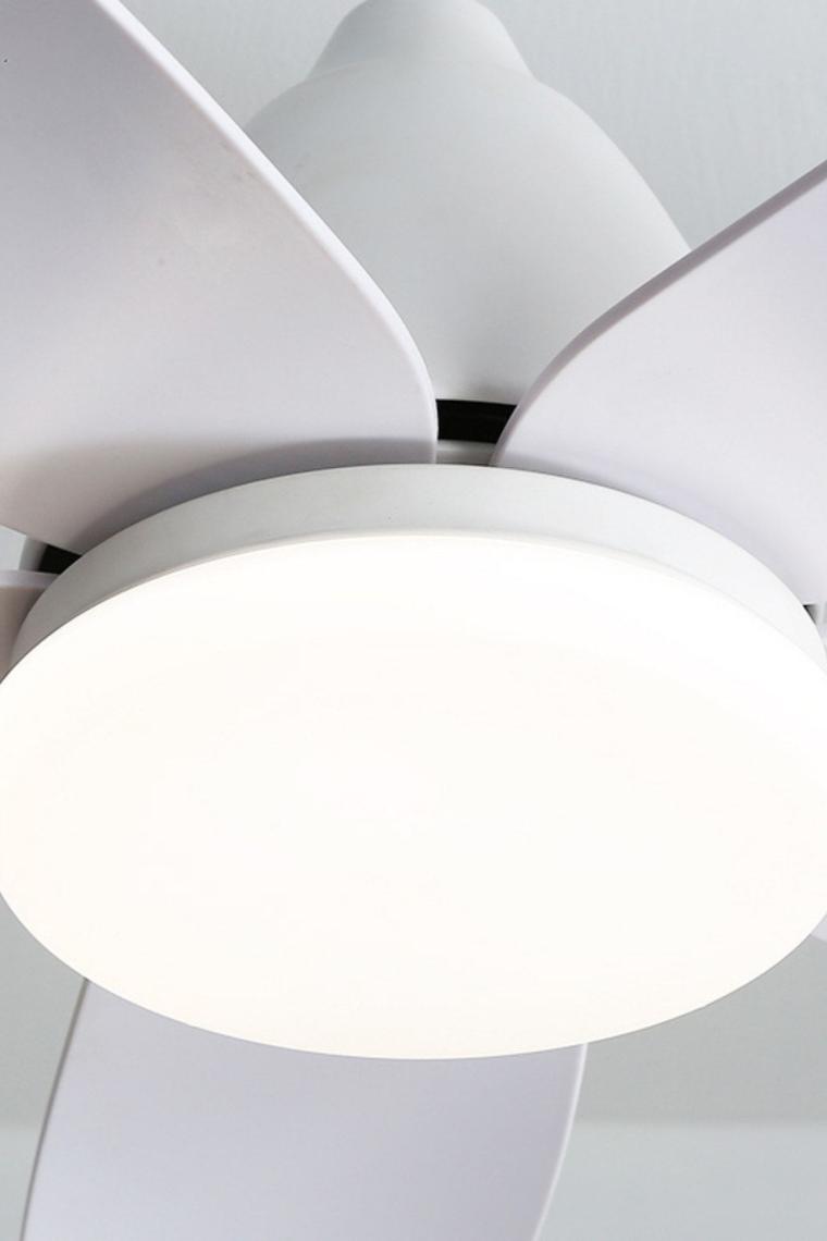 Fancium LED Aydınlatmalı Uzaktan Kumandalı Beyaz Tavan Vantilatörü DKF-502