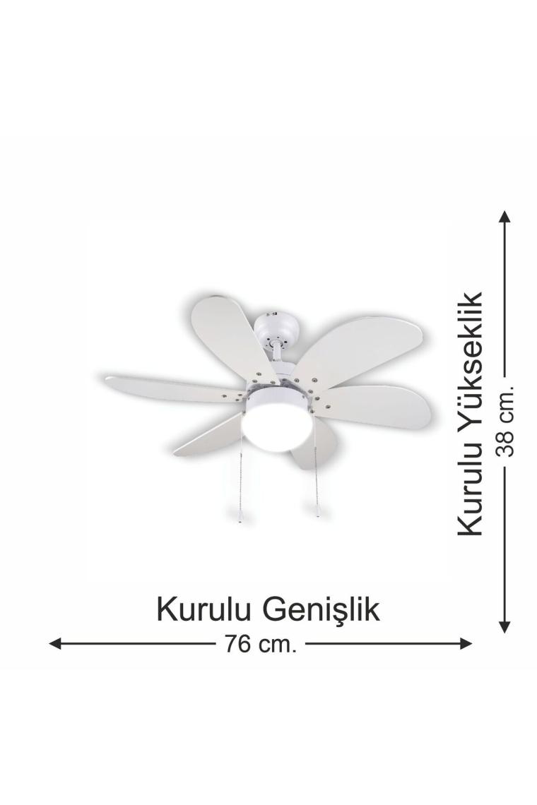 Rubenis RBT306 Wht Glob Tavan Vantilatörü