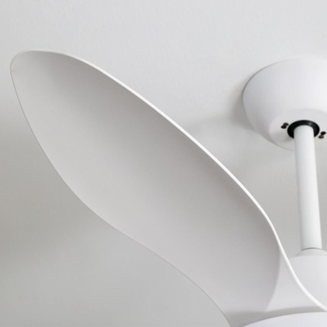 Fancium LED Aydınlatmalı Uzaktan Kumandalı Beyaz Tavan Vantilatörü DKF-302