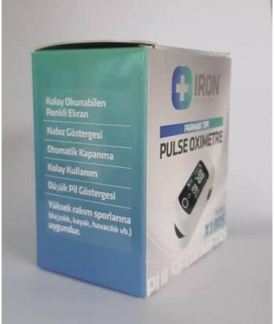Iron Parmak Tipi Pulse Oksimetre Cihazı Oximetre
