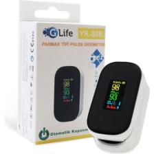 Glife YK-80B Alarmlı Renkli Ekran Parmak Tipi Pulse Oksimetre