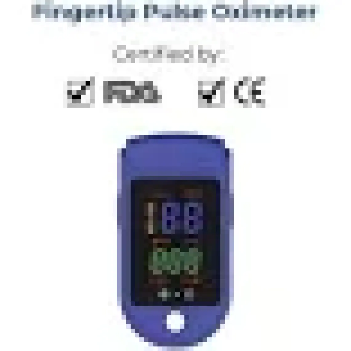 Detelpro Pulse Oksimetre  Parmak Tipi Nabız Oksijen Ölçer