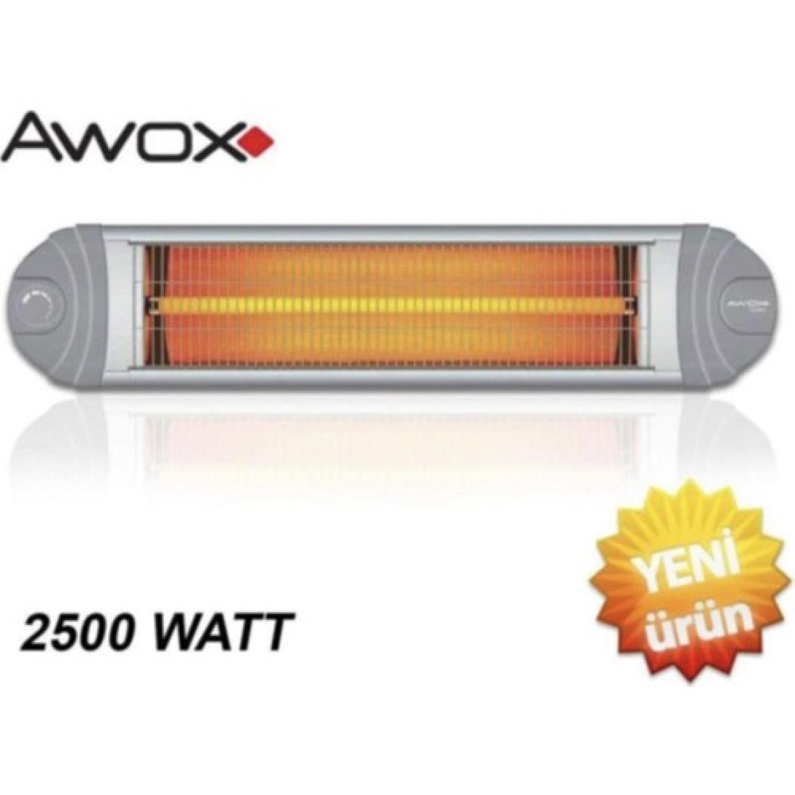 Oyks Awox Ufo Ecotec Beyaz Infrared Isıtıcı 2500 W Duvar Tipi Soba