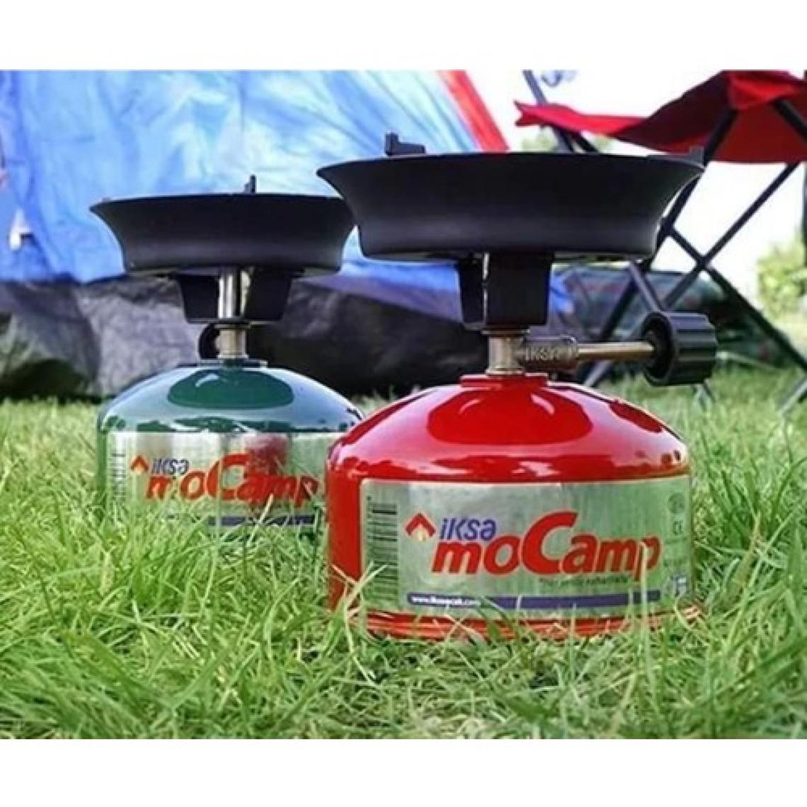 Gaman Iksa Mocamp Kamp Ocağı Piknik Tüpü + Ayaklık +Rüzgarlık + Çakmak Gazı 4'lü Set