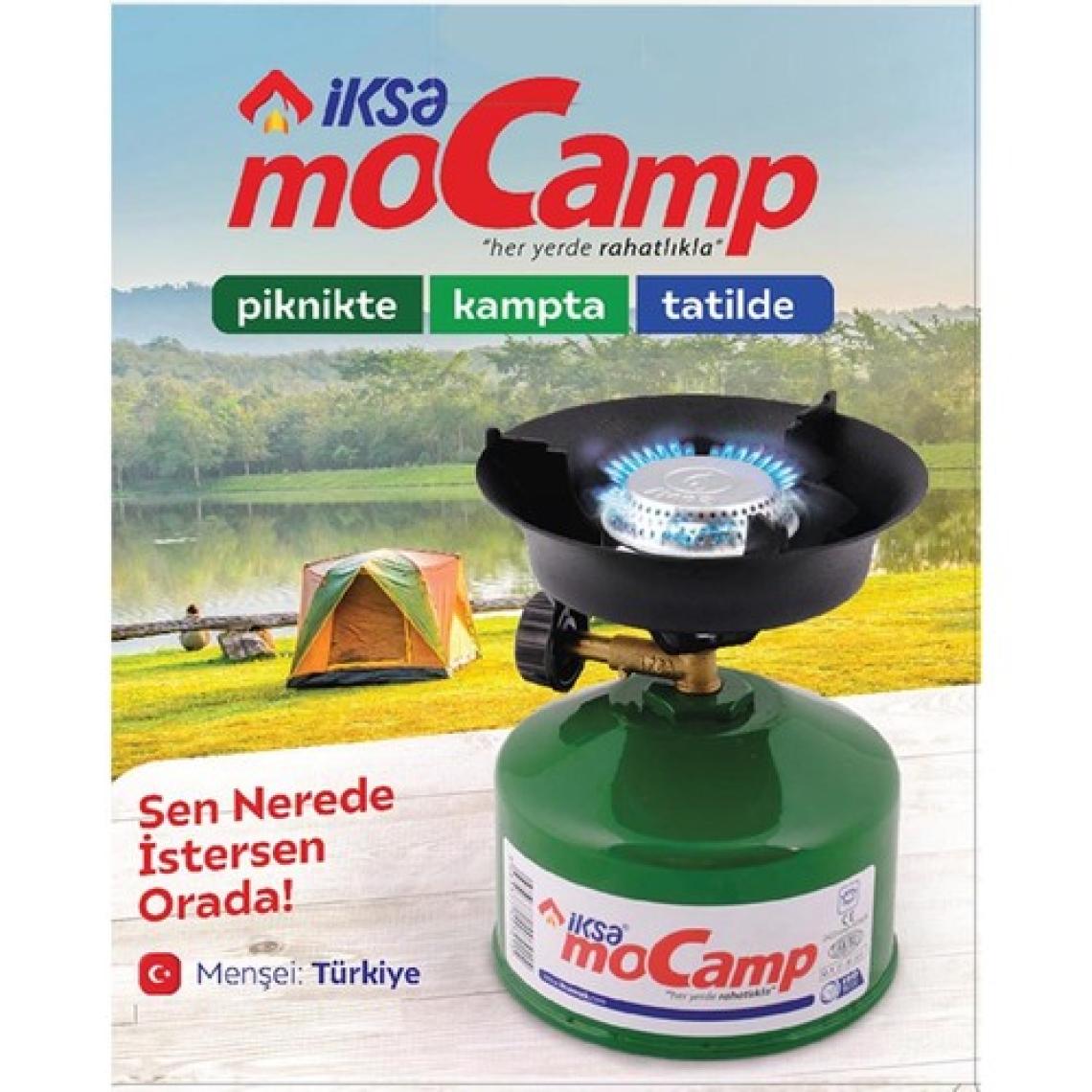 Iksa Mocamp Portatif Çakmak Gazlı Kullanım Pratik Kamp Ocağı Yeni Model Yeni Renkler