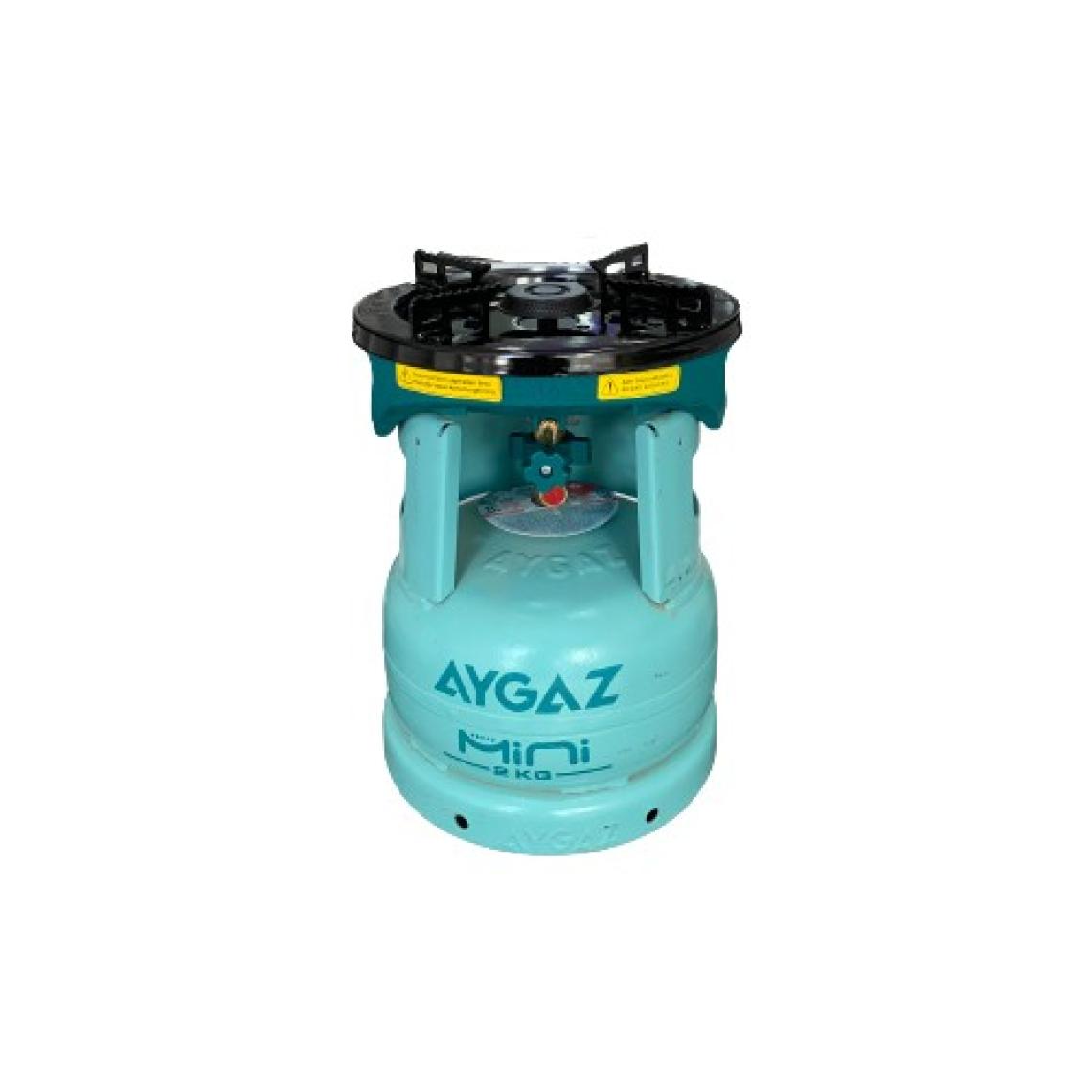 Aygaz Mini Ocak Yeşil Yeni (Barbekü Uyumlu Çakmaksız ) + Mini Çanta + Mini Altlık + Mini Tüp