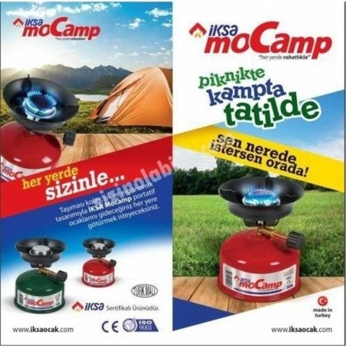 Iksa Mocamp Portatif Gazlı Kullanım Pratik Kamp Ocağı