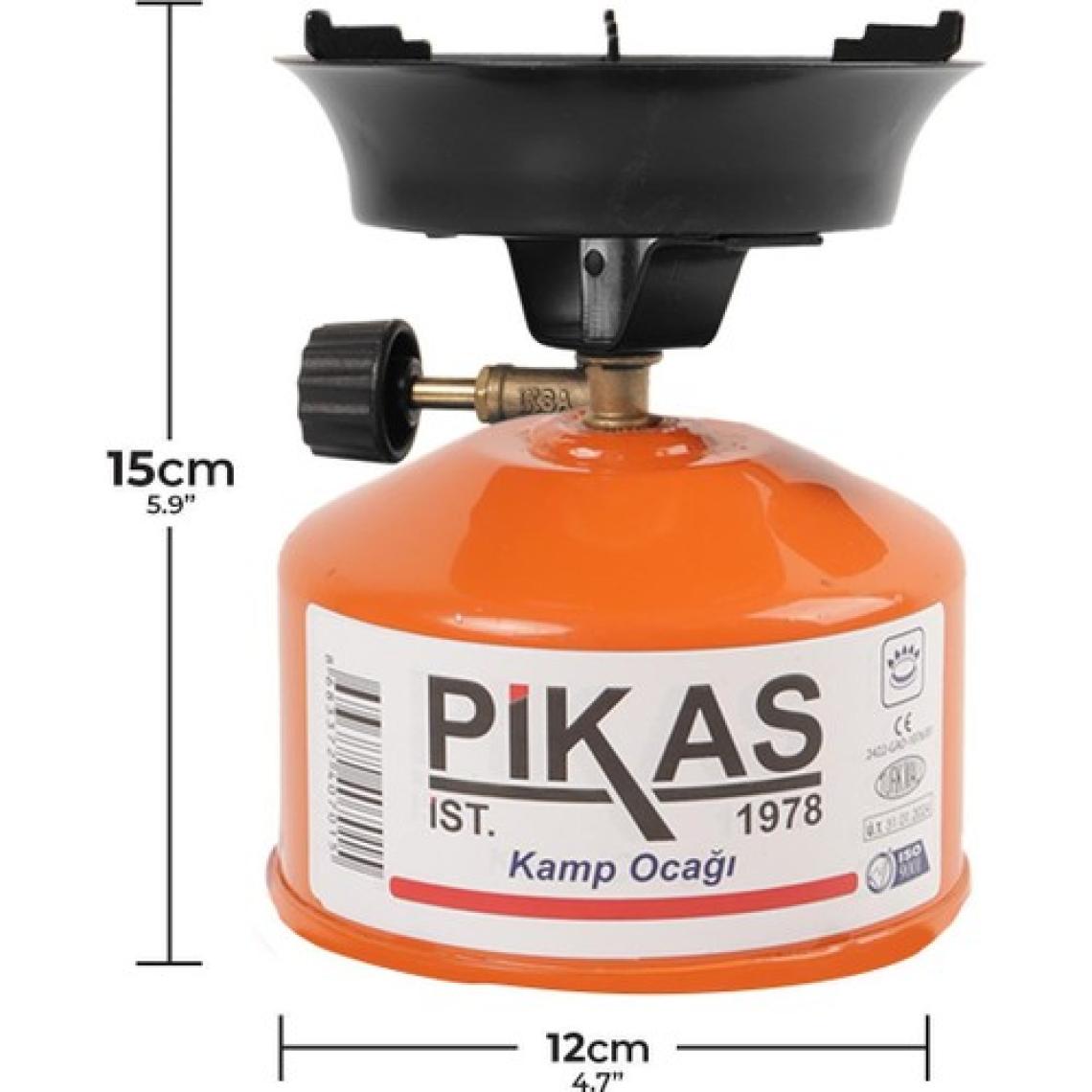 Pikas Iksa Devrilmez Ayaklı Portatif Kamp Ocağı, Çaydanlık Halısı Hediye