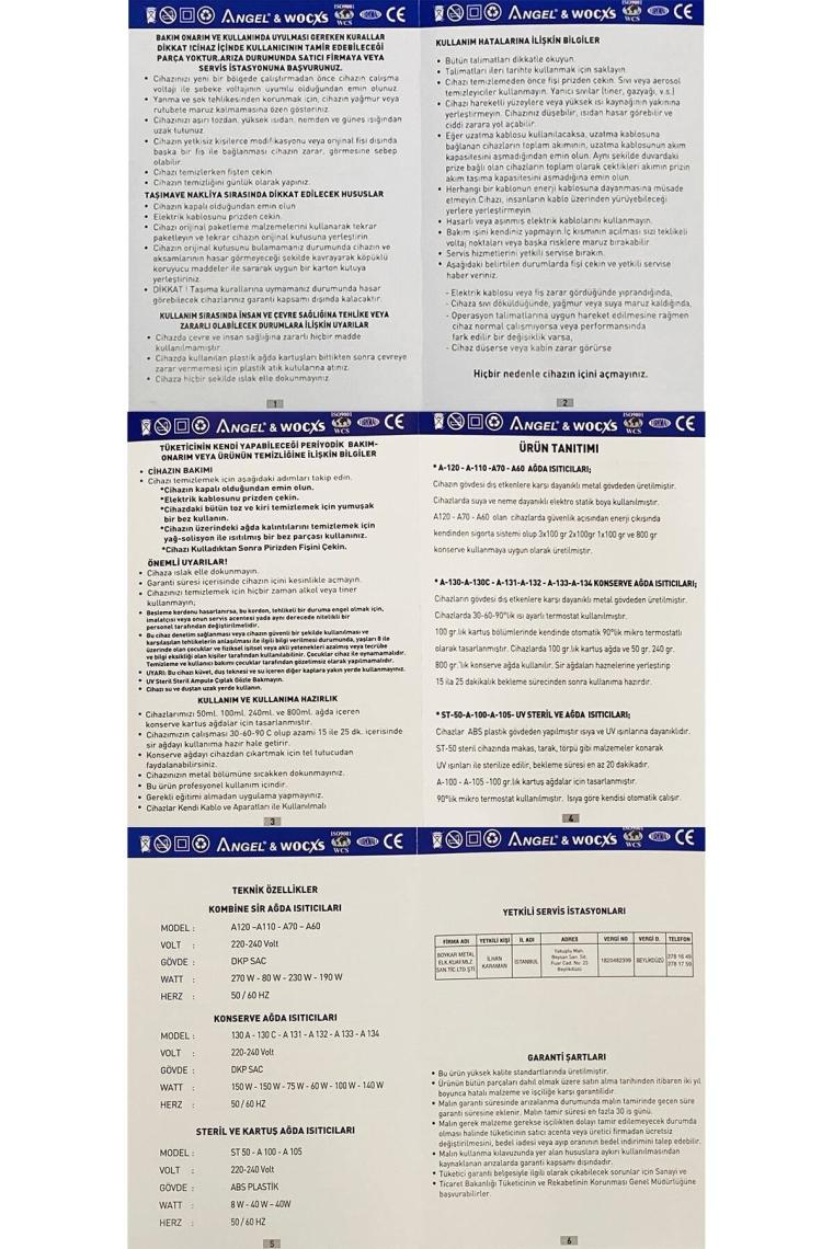 Tekli Kartuş Profesyonel Ağda Makinesi A100