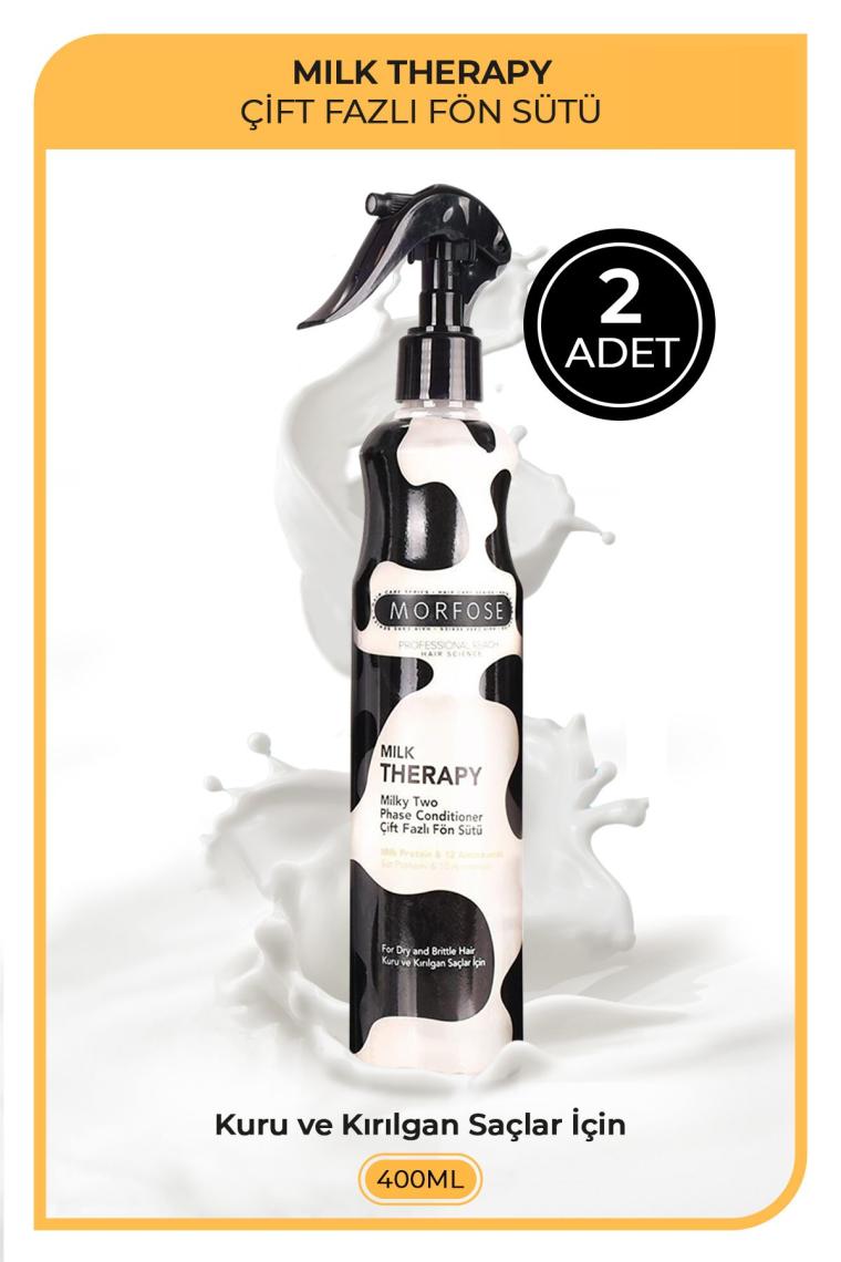 Milk Therapy Saç Bakım Fön Suyu 400 ml 2 Adet