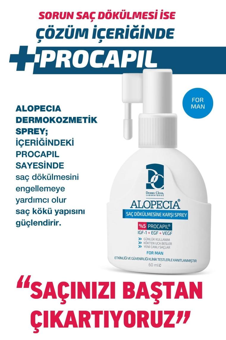 Procapil Ve Igf Içerikli Erkek Saç Spreyi(serum) 60  ml