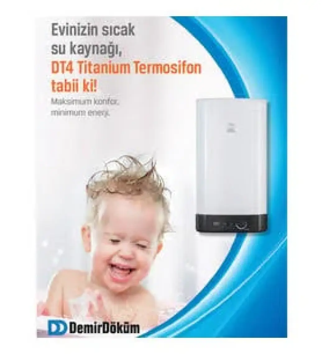 Demirdöküm DT4 Dijital 80 Lt Termosifon