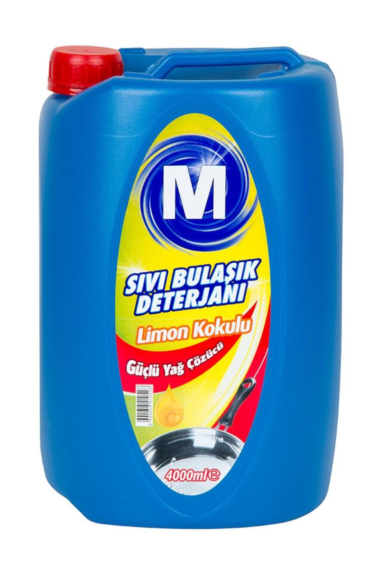 Migros Sıvı Bulaşık Deterjanı Limon Kokulu 4000 Ml
