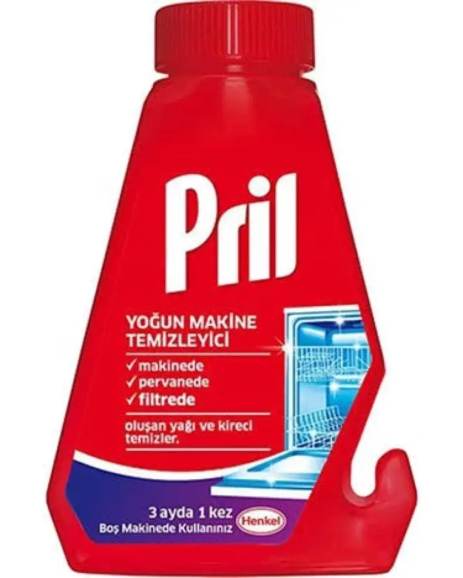 Pril Çift Etkili Bulaşık Makinesi Temizleyicisi 3'lü Tablet