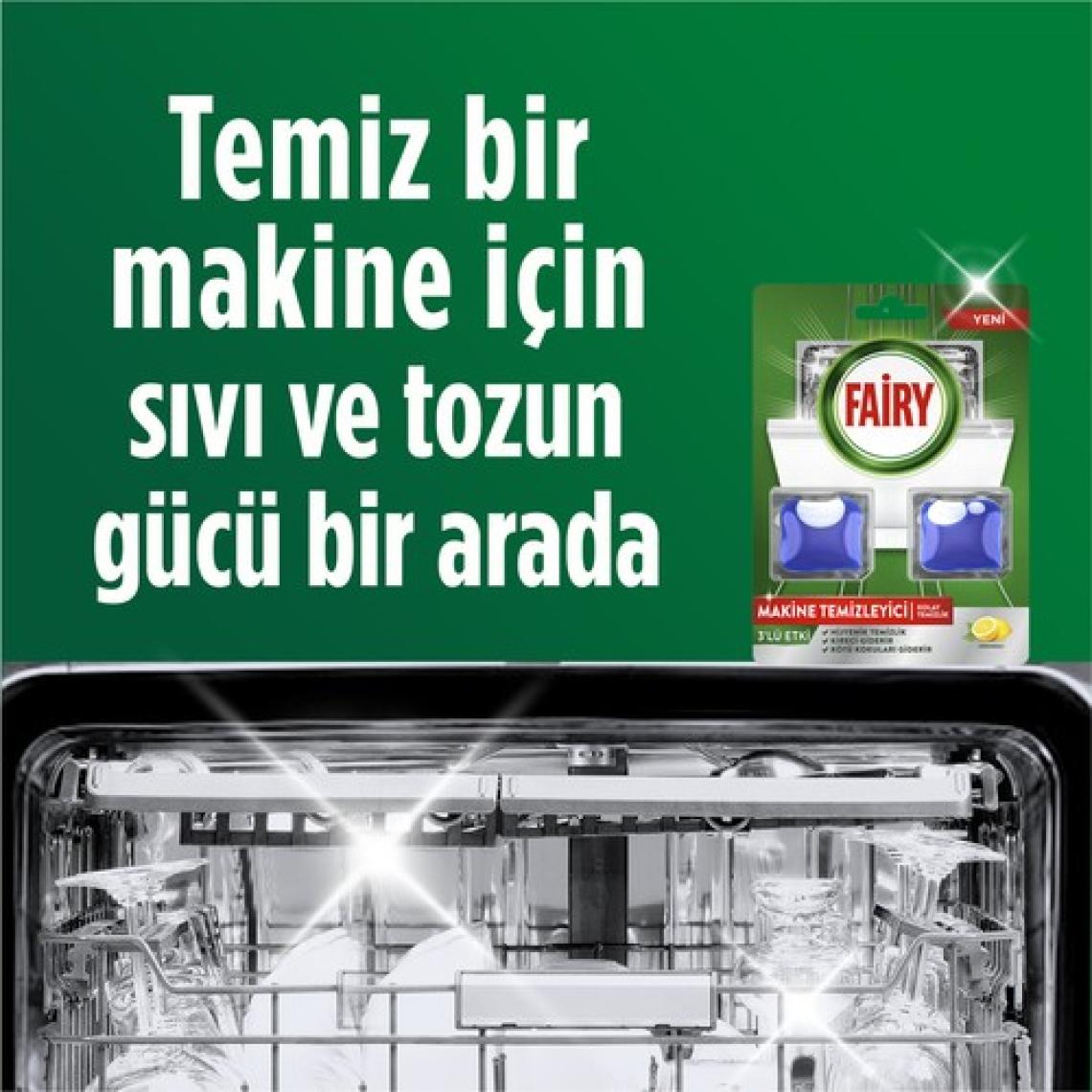Fairy Bulaşık Makinesi Temizleyici Kolay Temizlik Tablet