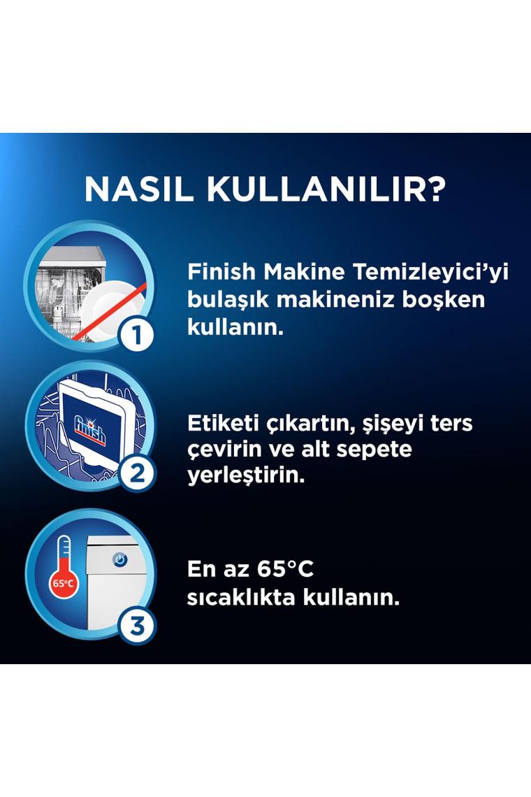 Finish Bulaşık Makinesi Makine Temizleyici 250 ml