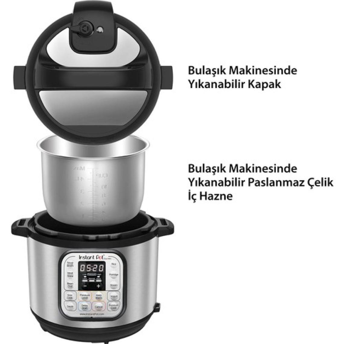 Instant Pot Duo Mini 7'si 1 Arada 3 lt Basınçlı Pişirici
