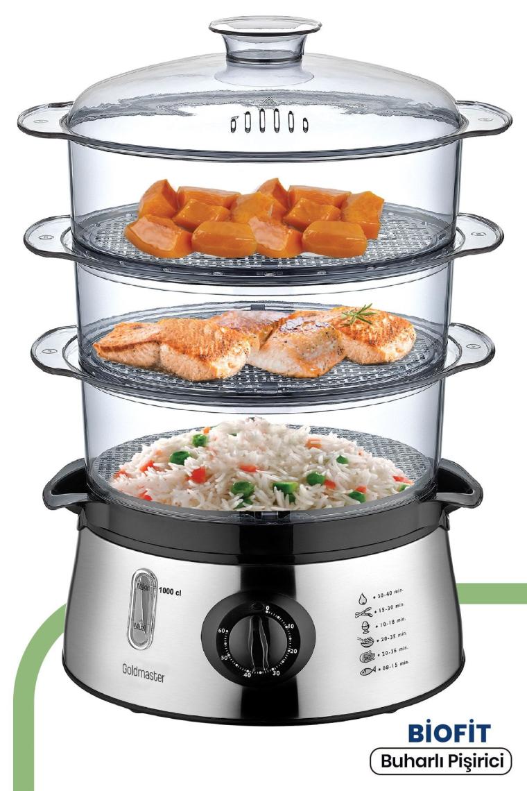 Goldmaster GM-7268 BioFit Buharlı Pişirici