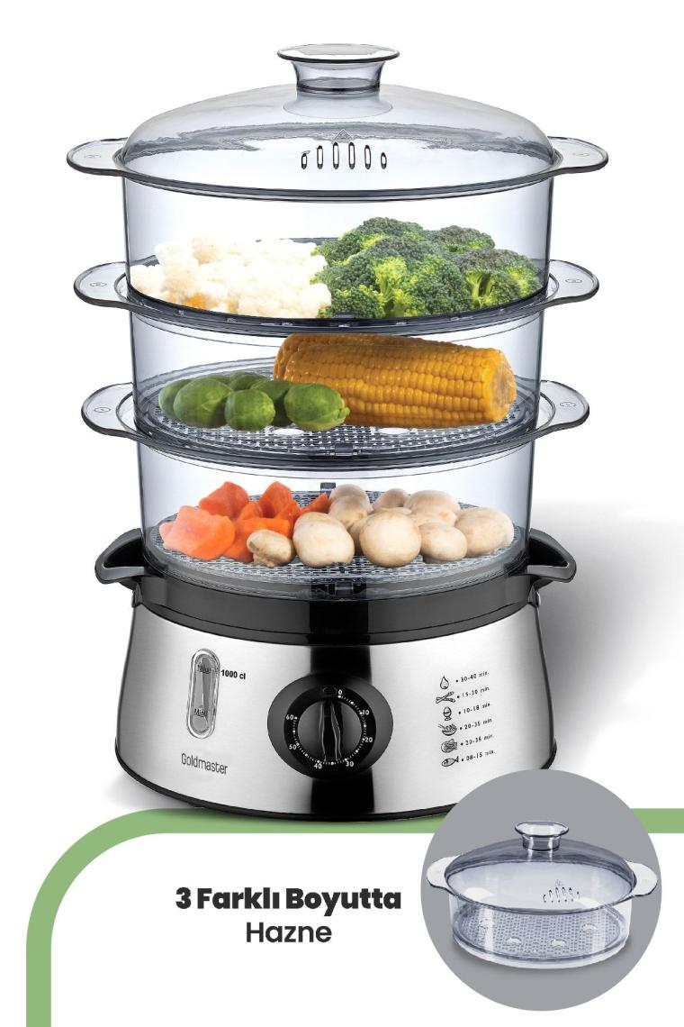 Goldmaster GM-7268 BioFit Buharlı Pişirici