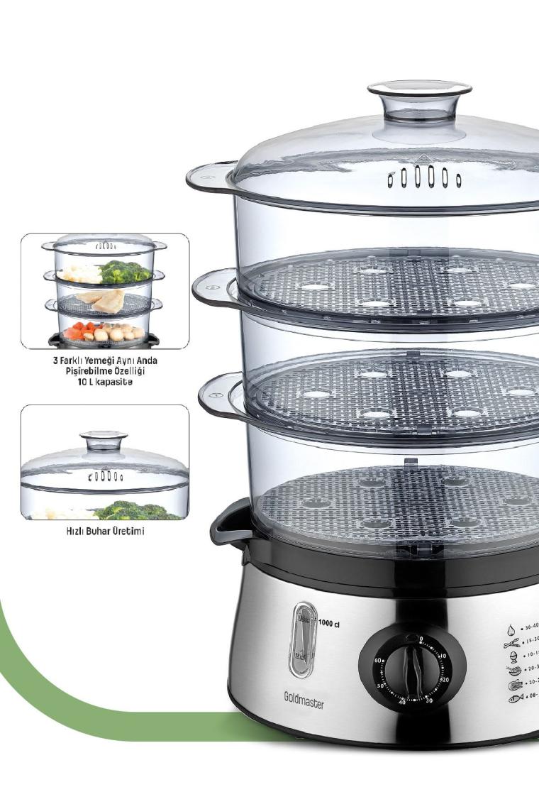 Goldmaster GM-7268 BioFit Buharlı Pişirici