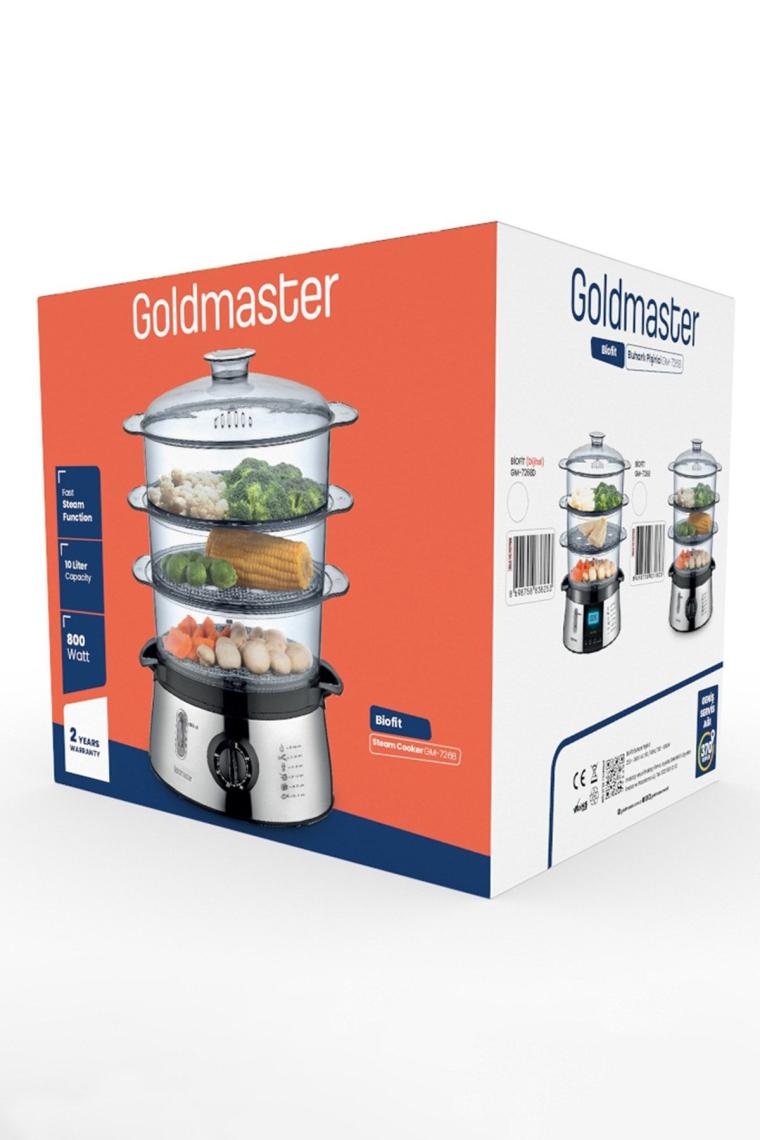 Goldmaster GM-7268 BioFit Buharlı Pişirici