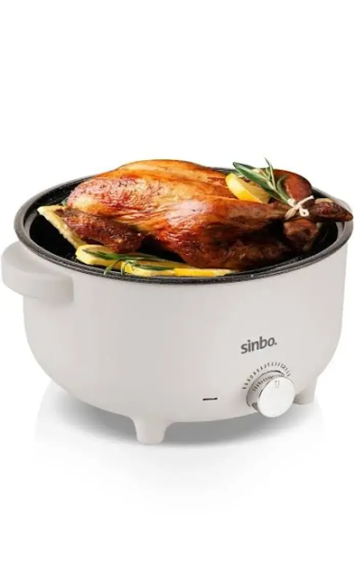 Sinbo 3 Litre Çok Fonksiyonlu Buharlı Pişirici Güveç, Pilav, Çorba, Haşlama 700W SCO-5061