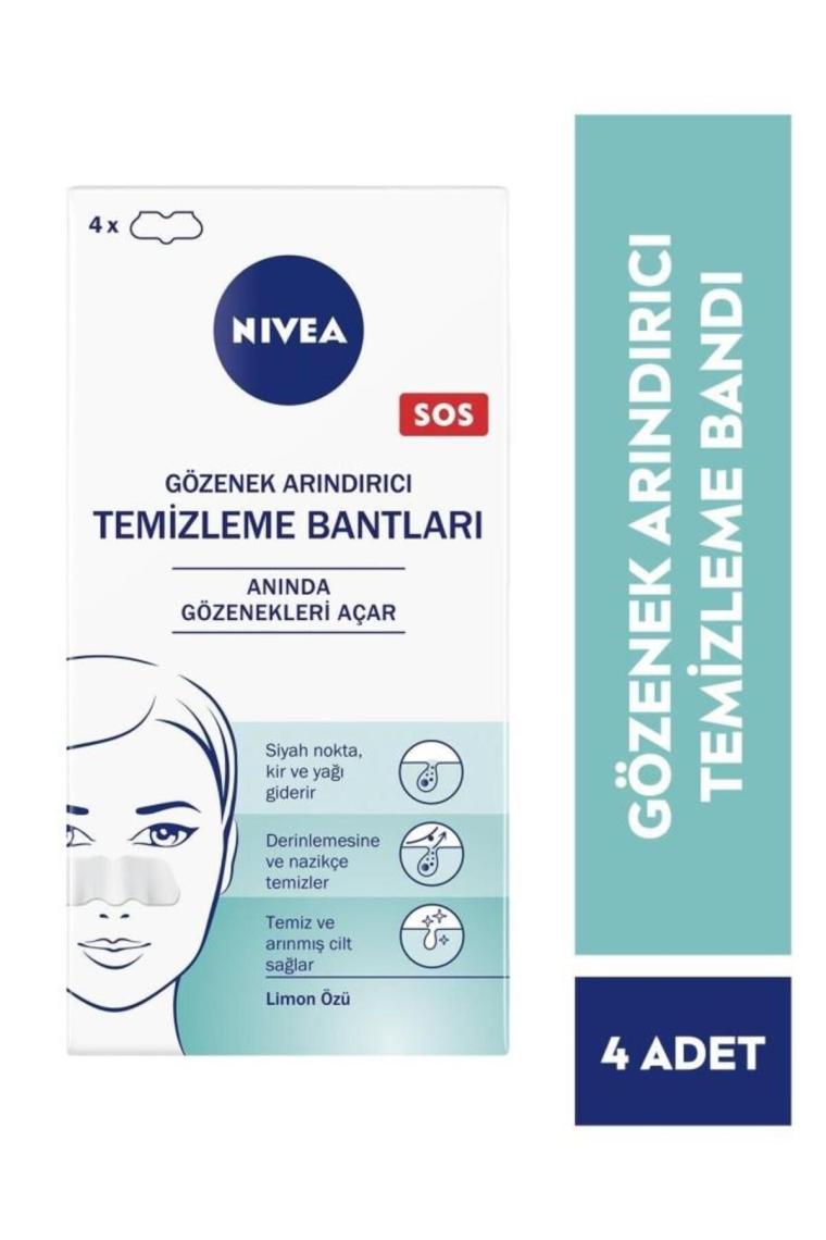 Gözenek Arındırıcı Temizleyici Bantlar 4 Adet