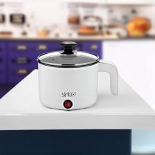 Sinbo 400W Çok Fonksiyonlu Buharlı Pişirici - Beyaz Paslanmaz Çelik, Yerli Üretim