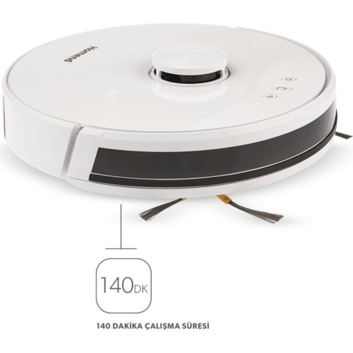 Homend Alex Laser 1281H Moplu ve Haritalamalı Akıllı Robot Süpürge 2023 Model