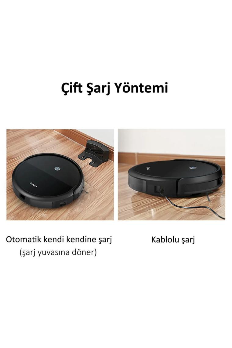 360 Botslab C50 Vacuum Mop Kumandalı Akıllı Robot Süpürge