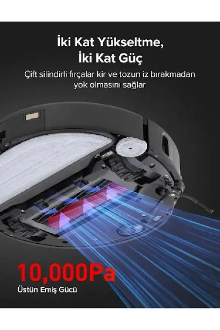 Roborock S8 Maxv Ultra Akıllı Robot Süpürge Siyah