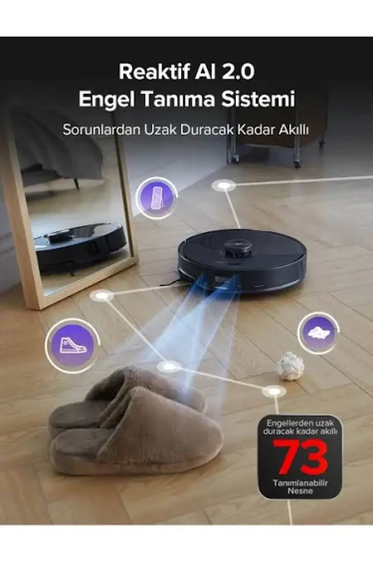 Roborock S8 Maxv Ultra Akıllı Robot Süpürge Siyah