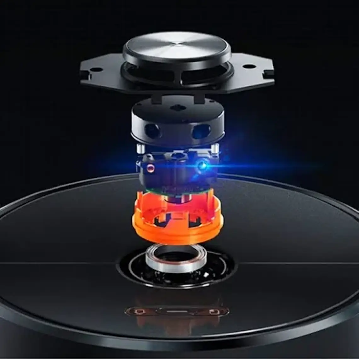 Roborock S5 Max Vacuum Cleaner Siyah Akıllı Robot Süpürge ve Paspas