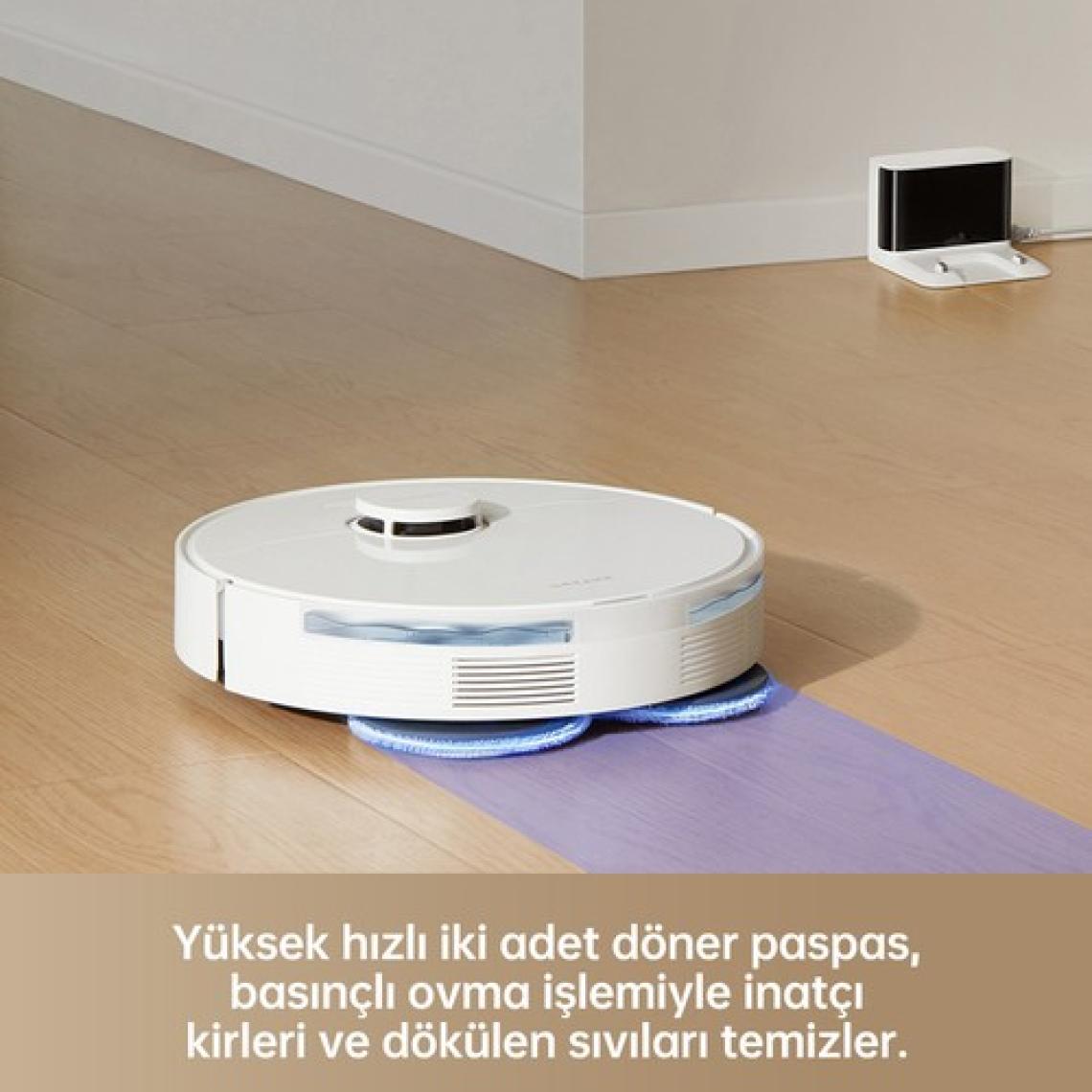 Dreame L10s Pro Gen 2 Robot Süpürge Beyaz, 7.000PA Emiş Gücü