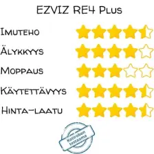 Ezviz RE4 Plus Akıllı Robot Süpürge, Paspas ve Süpürme, Otomatik Toz Boşaltma, Extra Büyük 4Lt Toz Torbası, Halı Tanıma (Ezviz Türkiye Garantili)
