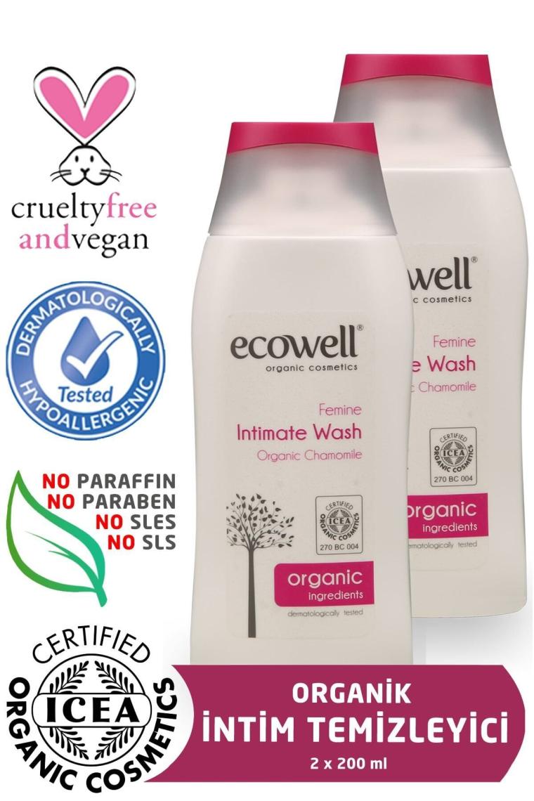 Organik Intim Temizleyici 2'li SET (2 X 200 ML)