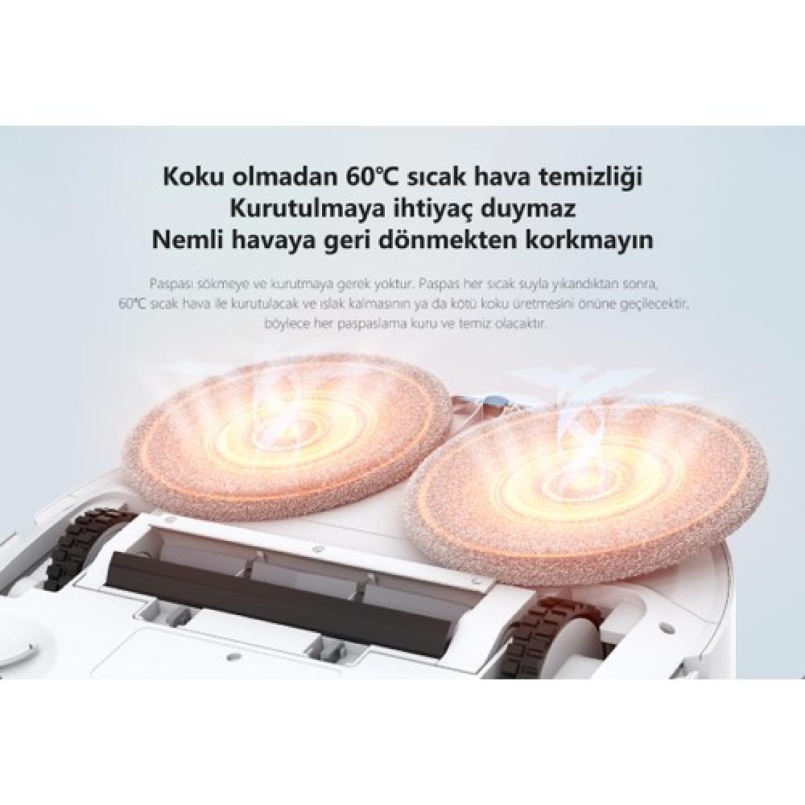 Lydsto W2 Lite Su ve Çöp İstasyonlu Akıllı Robot Süpürge