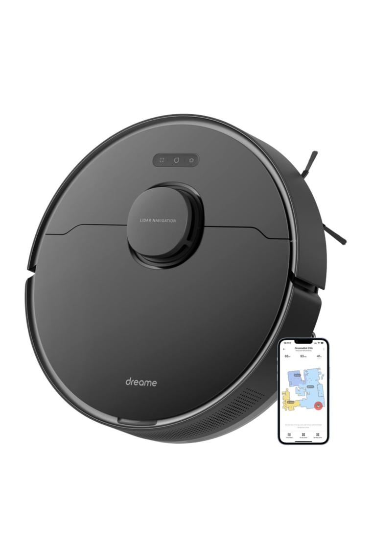 Dreame D10s Pro, Robot Elektrikli Süpürge, Action AI, LDS Navigasyon, 5000Pa, 280 dakika pil ömrü, video izleme ve halı için ayrıntılı kontrol uygulaması