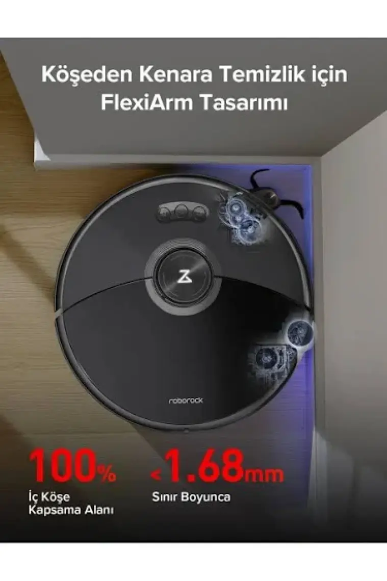 Roborock S8 Maxv Ultra Akıllı Robot Süpürge Siyah